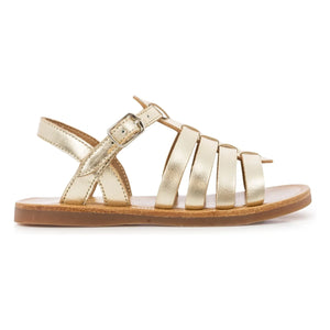 Pom d'Api - Sandalias Metálicas con Tiras Plagette | O