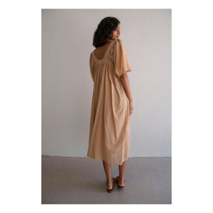 THEAVANT - Vestido de algodón de voile Jade | Ámbar