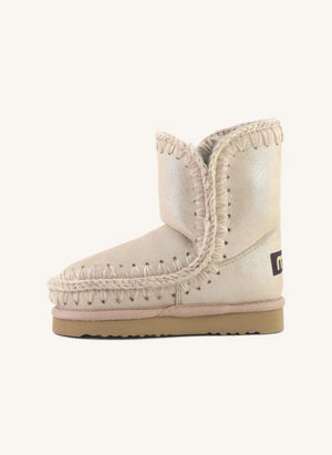 Mou - Bota Eskimo Iridiscente | Rosa Pálido