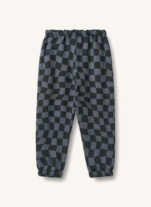 Wheat - Cosmo Damier Organik Pamuk Jogger | Gece mavisi