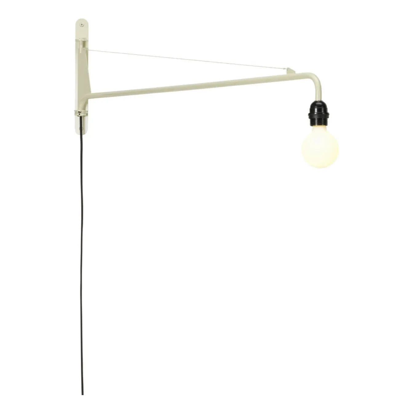 Vitra - Lámpara de pared Petite Potence - Jean Prouvé | Blanco