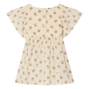 Bonpoint - Blusa de algodón orgánico Christie Fleurie | Crudo