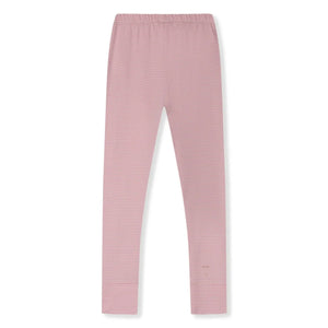 Gray Label - Çizgili Organik Pamuk Tayt | Pembe