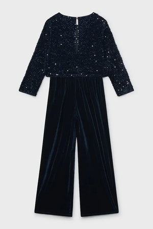 Pelele de terciopelo para bebé Mayoral