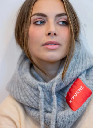 K'puche - Sudadera con capucha Khira Alpaca | Gris