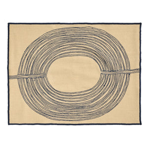 Maison Sarah Lavoine - Mantel individual bordado Mirage | Azul
