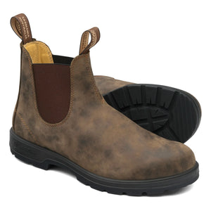 Blundstone - Botines Chelsea clásicos de nubuck - Colección para adultos | Marrón
