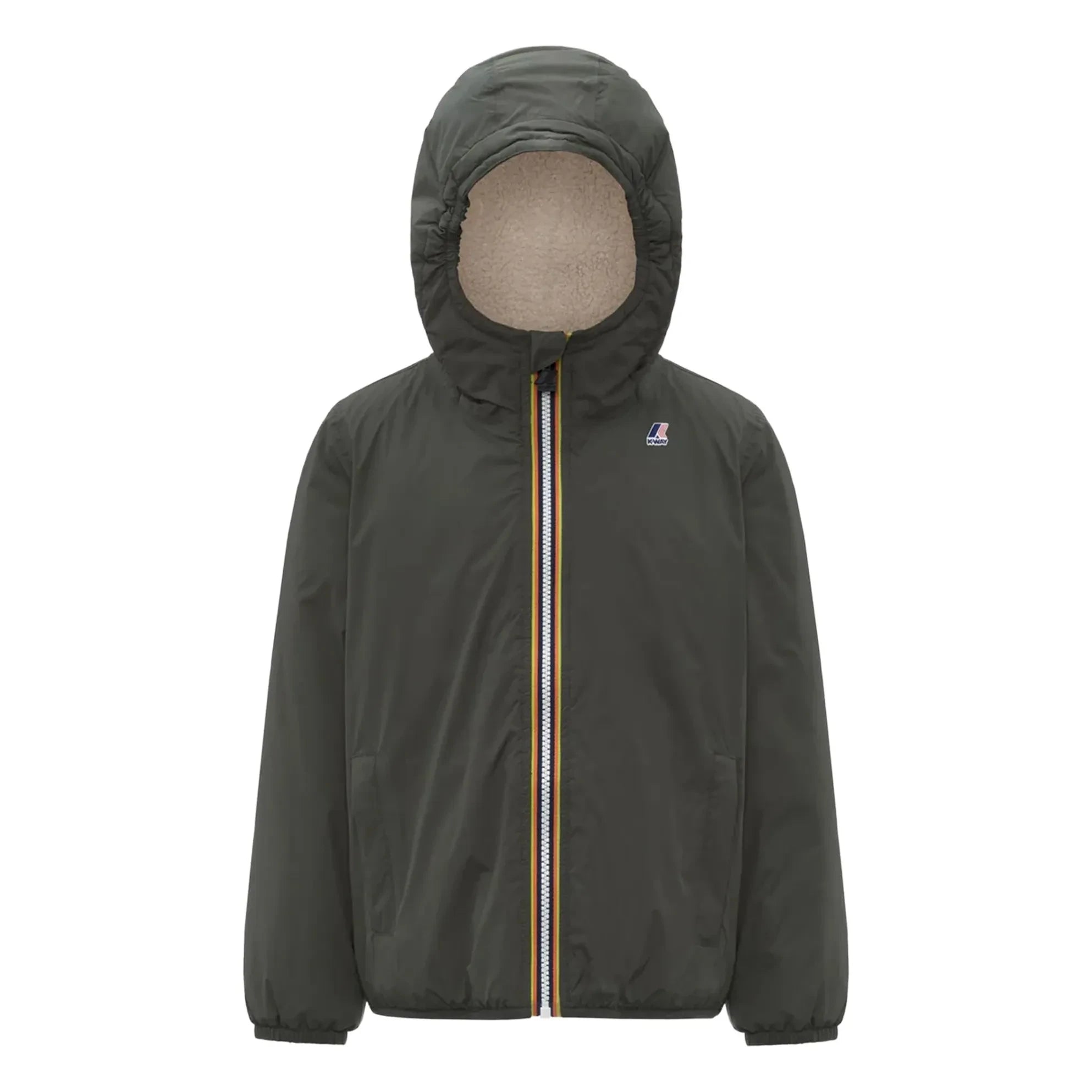K-way - Chaqueta forrada impermeable Le Vrai 4.0 Claude Orsetto | Caqui