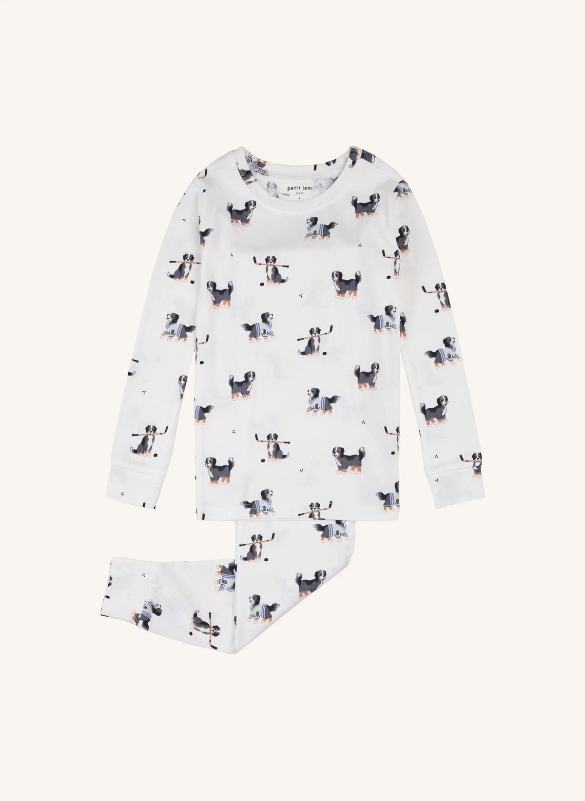 Petit Lem - Pijamas para Perro de Modal y Algodón Orgánico | Ecru