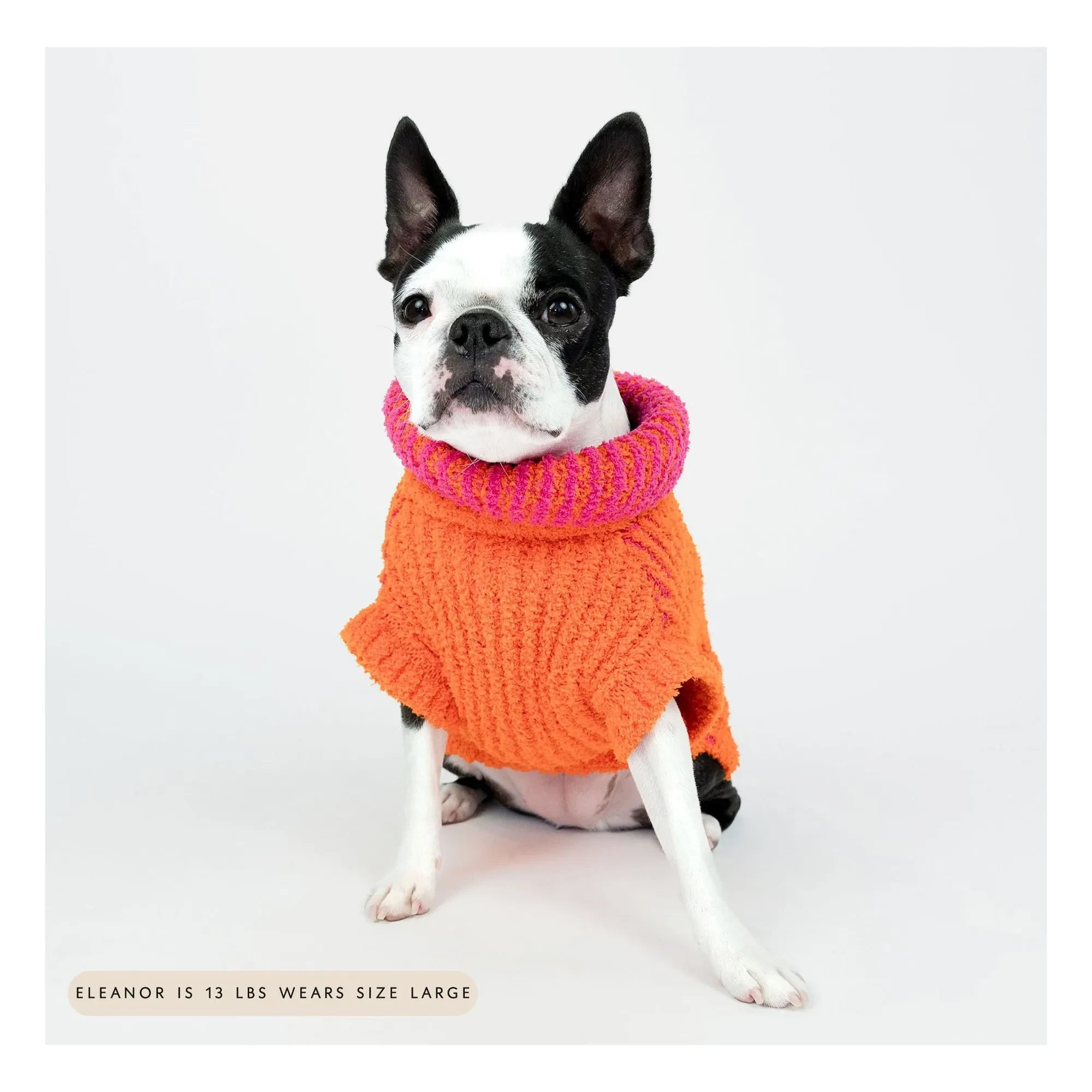 The Furry Folks - Pull Rib | Naranja