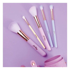 Oh Flossy - Brochas de Maquillaje Arcoíris - Set de 5