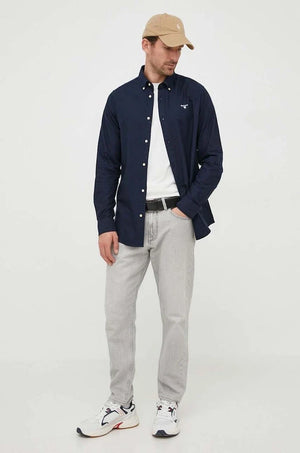 Camisa de algodón Barbour OXTOWN para hombre