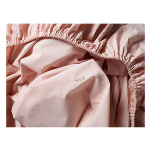 Suite 702 - Sábana Bajera de Percale Orgánico | Blush