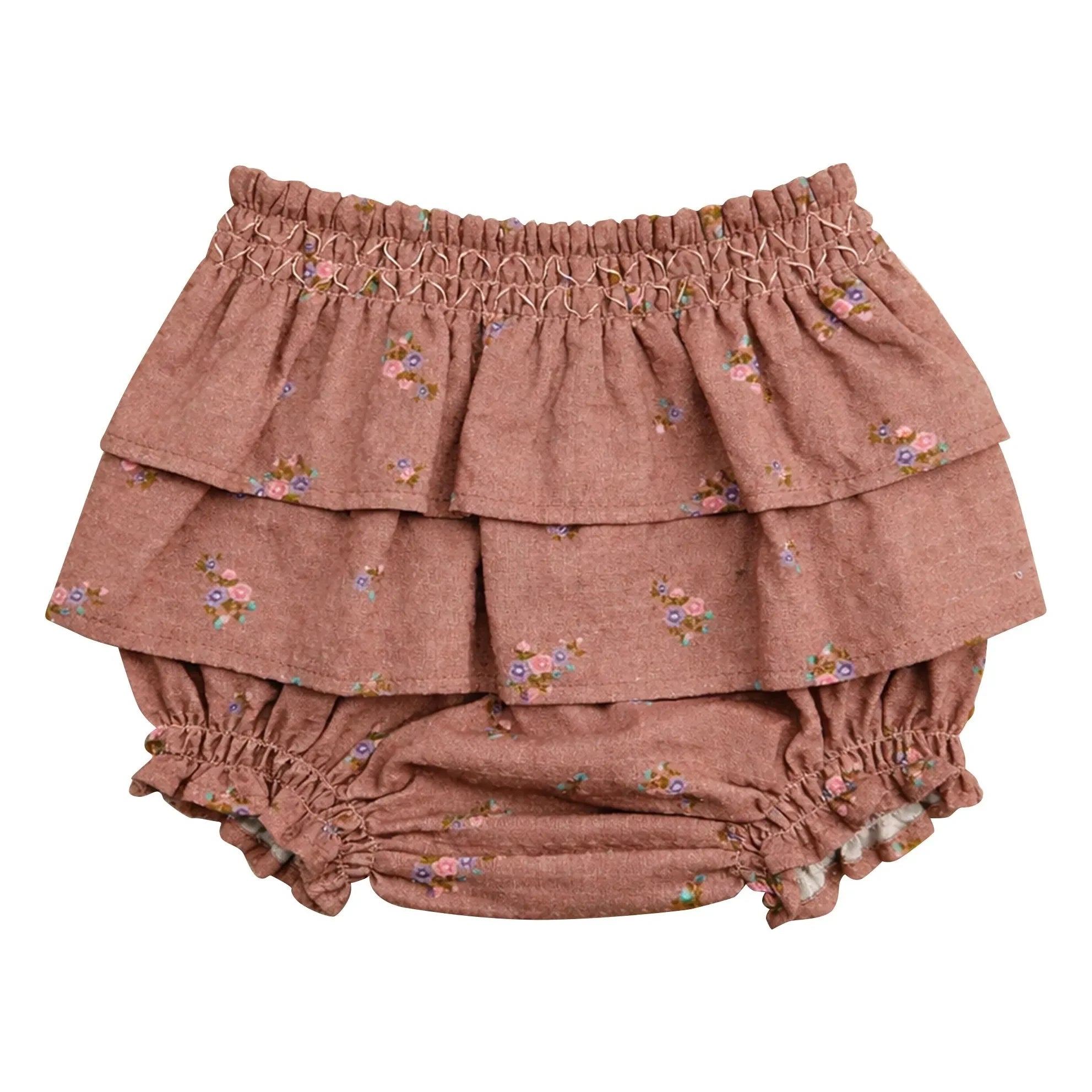Lililotte - Braga Célestine con Flores de Algodón Orgánico | Rosa Empolvado