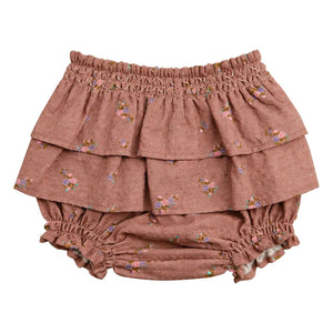 Lililotte - Braga Célestine con Flores de Algodón Orgánico | Rosa Empolvado