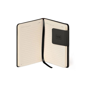 Legami - Cuaderno Rayado con Funda Suave Monocromática - Black Suit - My Defter