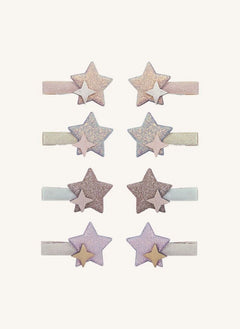 Mimi & Lula - 8'li Starlight Glitter Tokası Seti | Pembe