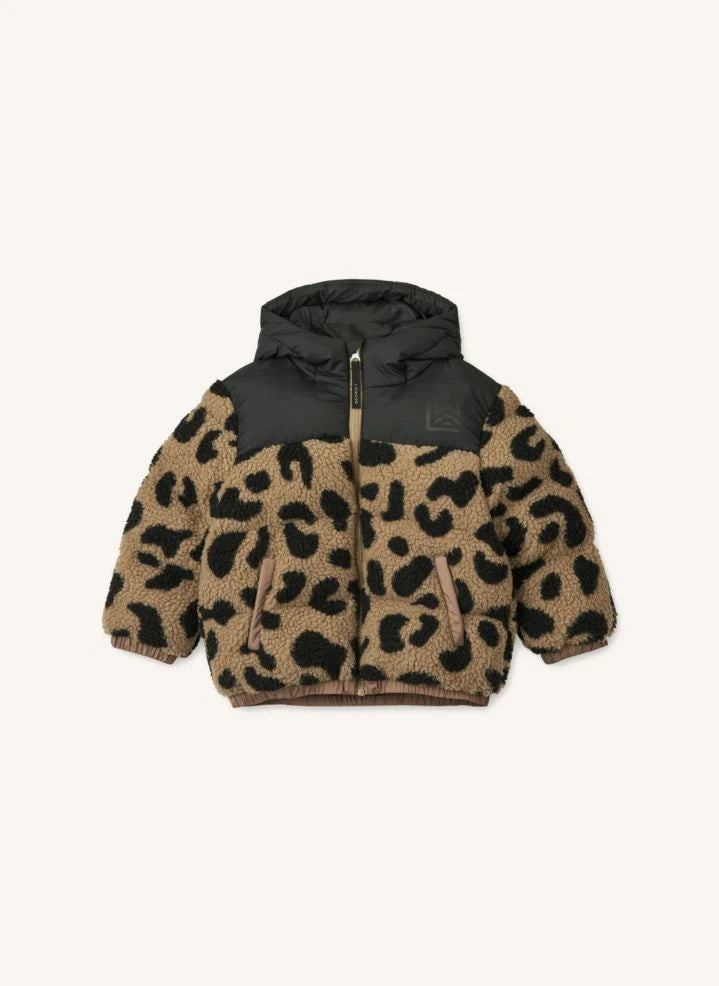 Liewood - Niko Sherpa chaqueta de plumón | Marrón oscuro