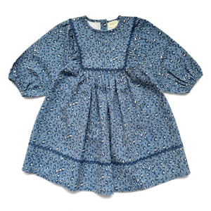 Louis Louise - Mahana Leopar Denim Elbise | Mavi
