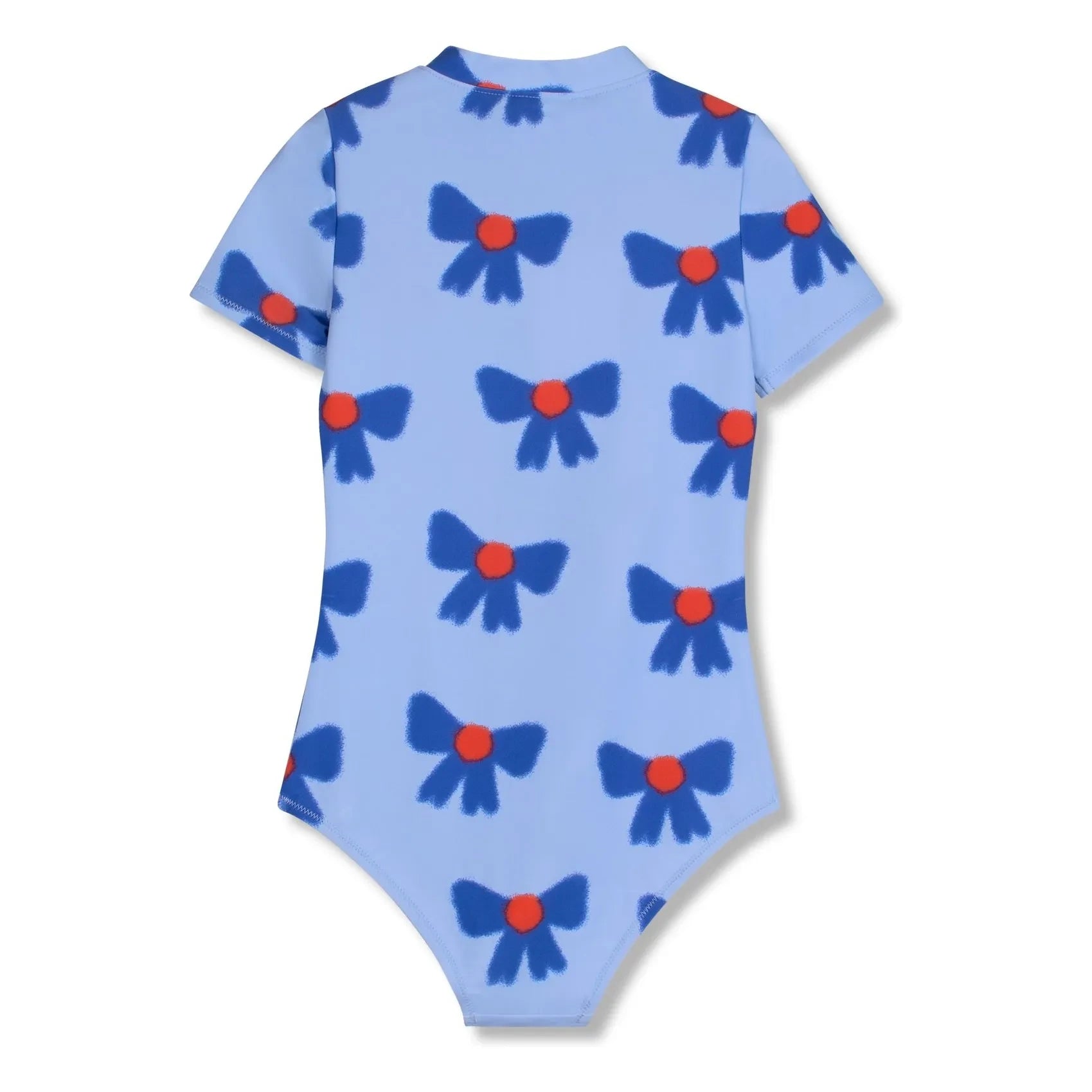 Wynken - Bañador con Cremallera Anudada Fibras Recicladas | Azul
