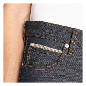 Naked & Famous - Pantalones vaqueros Super Guy Dia De Los Muertos Selvedge | Índigo