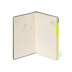 Legami - Defter ile Blank Pages ve Monochrome Yumuşak Kılıf - Chartreuse - My Defter
