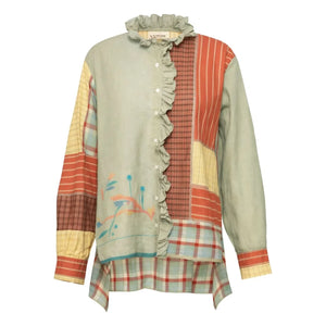 Virginie de Vinster - Blusa Udaipur | Verde