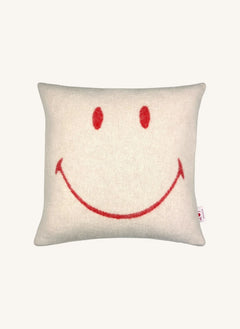 Maison Deux - Funda de Cojín de Lana - Maison Deux x Smiley | Ecru