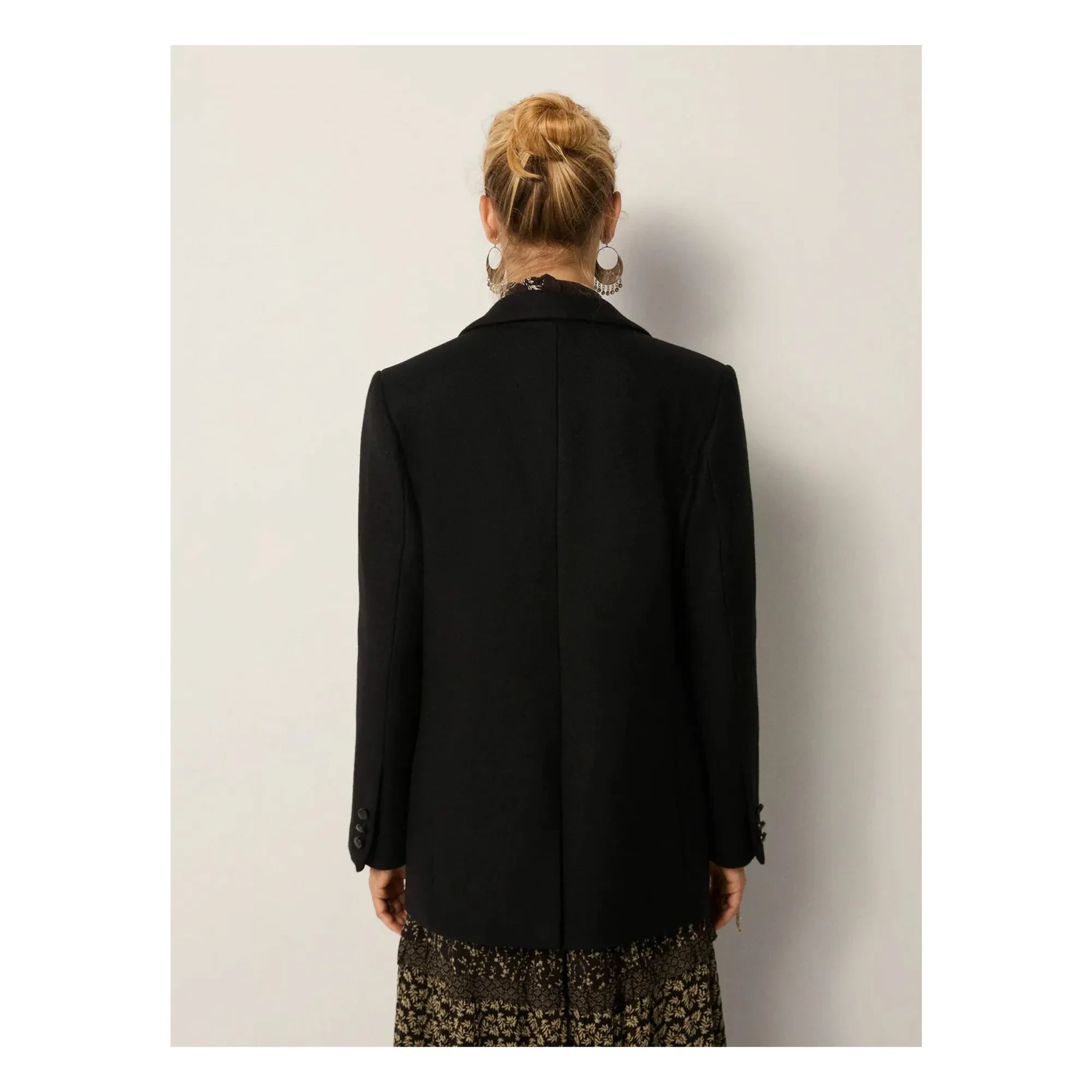 Maison Hotel - Chaqueta de lana Anna Le Marais | Negro