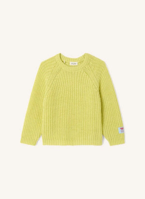 American Vintage - Suéter de lana trenzada Cyrow | Amarillo