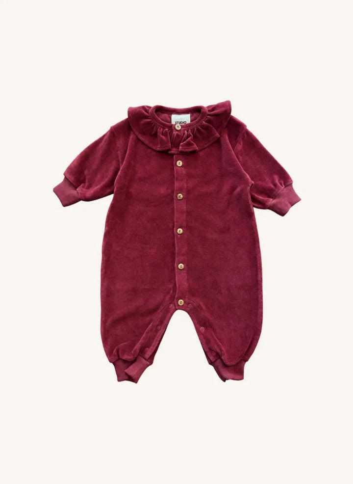 Studio Bohème - Monedero de Algodón Orgánico Iris | Rojo Frambuesa