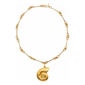 Alhaja - Collar con caracola nautilus | Oro