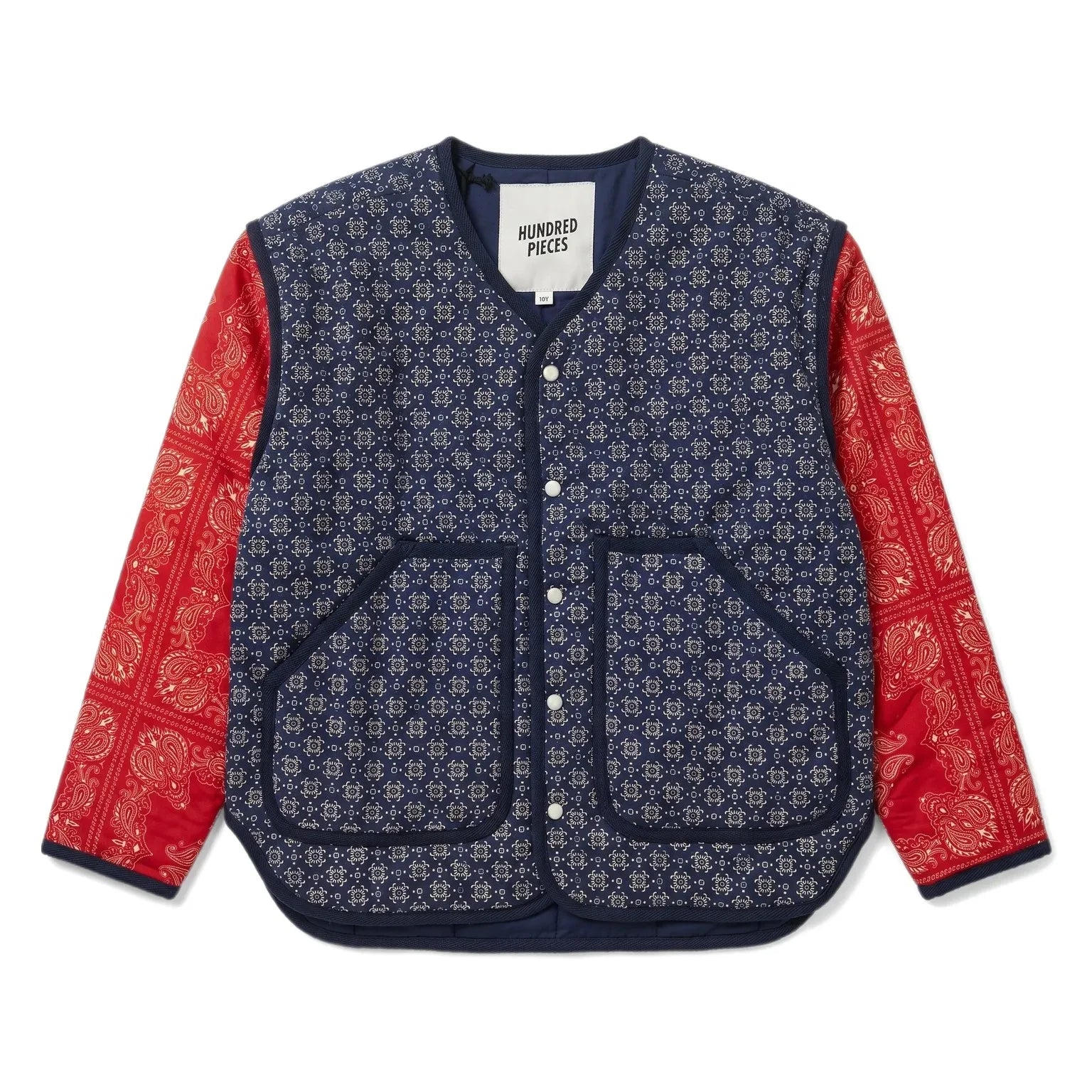 Cien Piezas - Chaqueta Bandana Malya | Azul Índigo