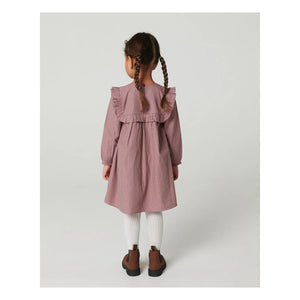 Copenhagen Colors - Vestido de cuadros con bordado | Rosa