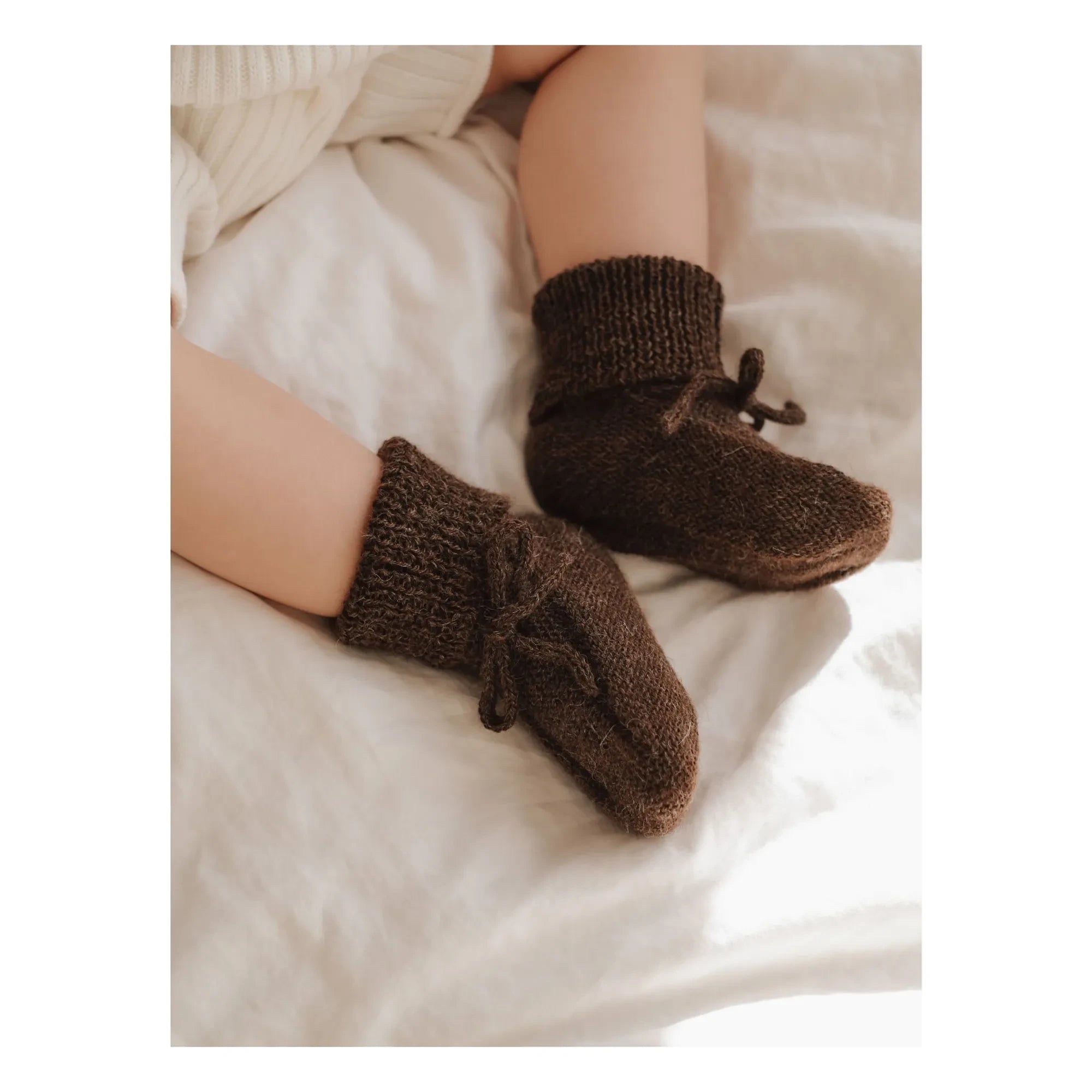 Main Sauvage - Zapatillas de alpaca | Mocha