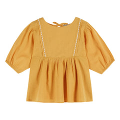 Emile et Ida - Blusa amarilla con volantes
