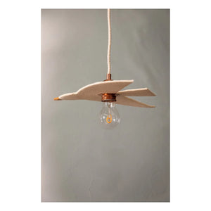 Muskhane - Lámpara Colgante de Fieltro Birdy | Crudo