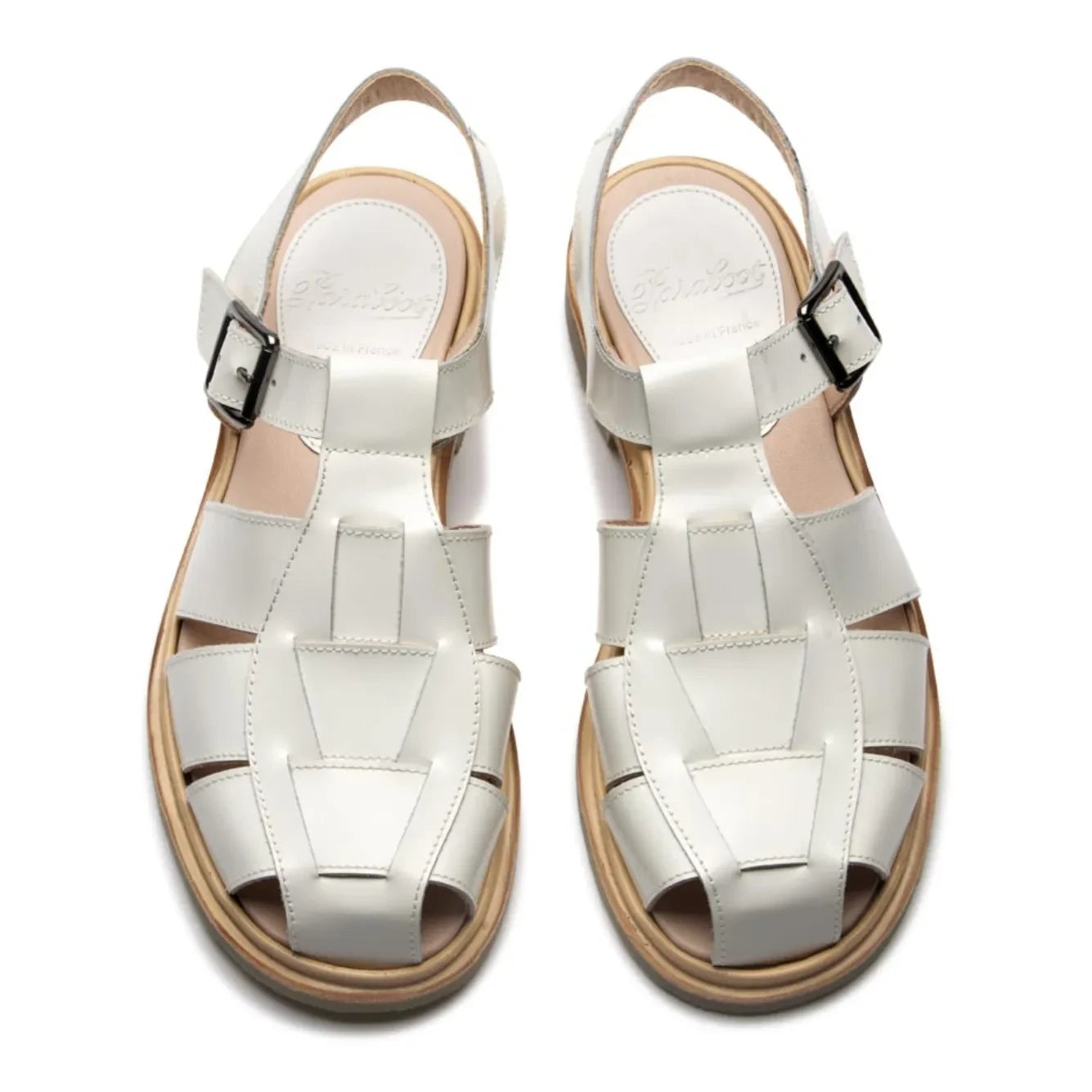 Paraboot - Sandalias Brillantes Iberis | Blanco