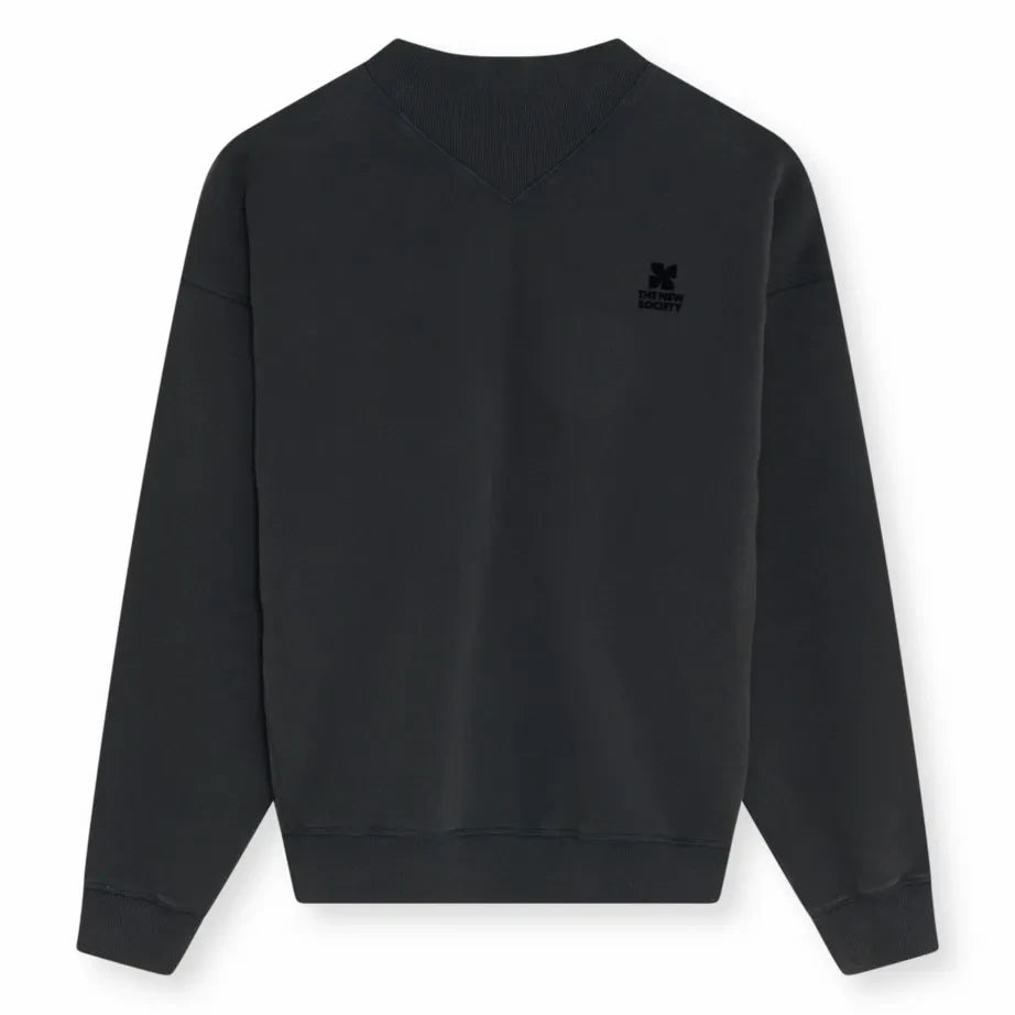 the new society - Sudadera con el logo de Pamuk | Gris oscuro