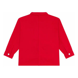 Petit Bateau - Chaqueta de trabajo de mezclilla | Bermellón