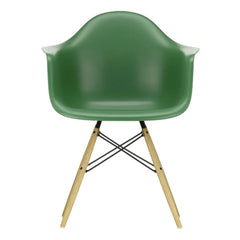 Vitra - Silla DAW - base de arce - Charles & Ray Eames | Verde esmeralda