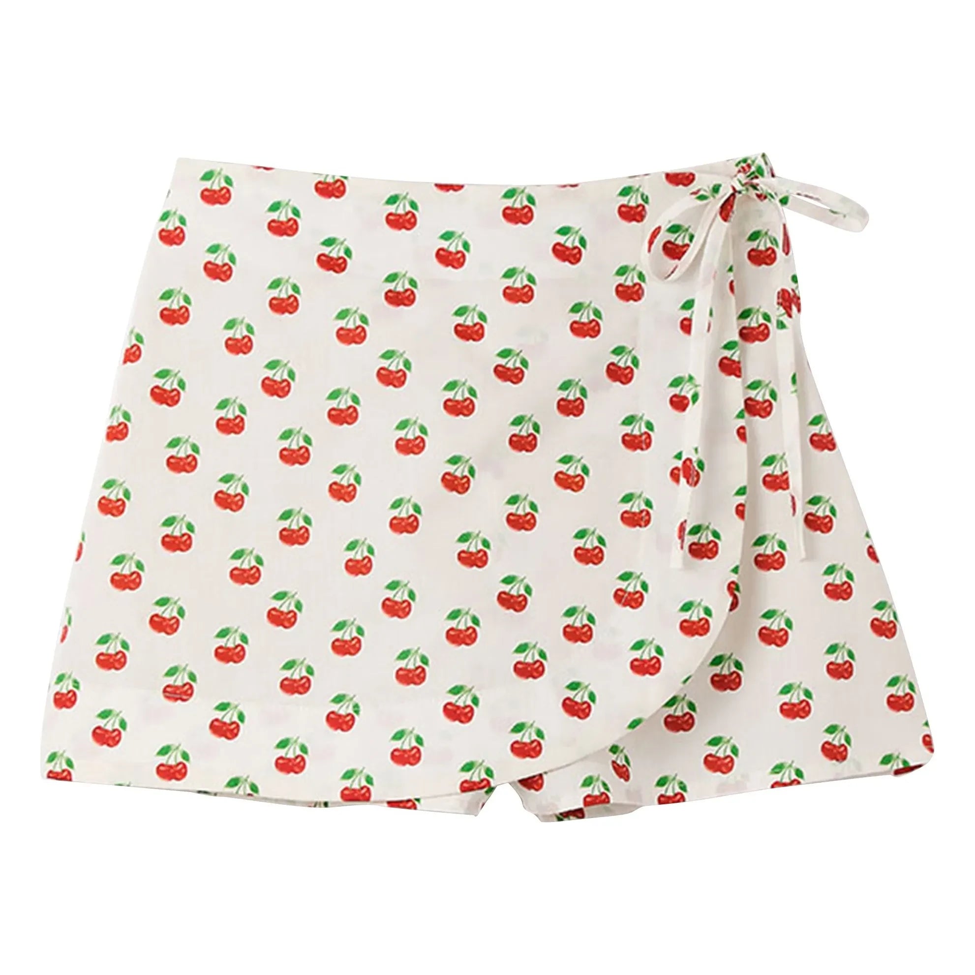 Fabula - Minifalda Cerises | Blanca