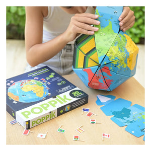 Poppik - Construcción de banderas con el globo terráqueo