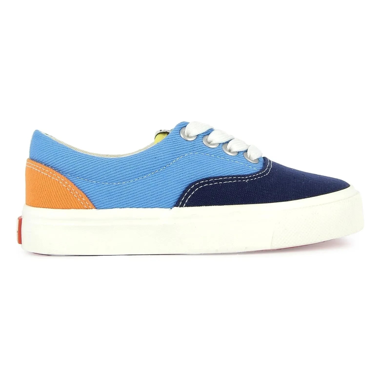 Bonton - Zapatillas Skate con Elástico y Encaje | Azul Marino