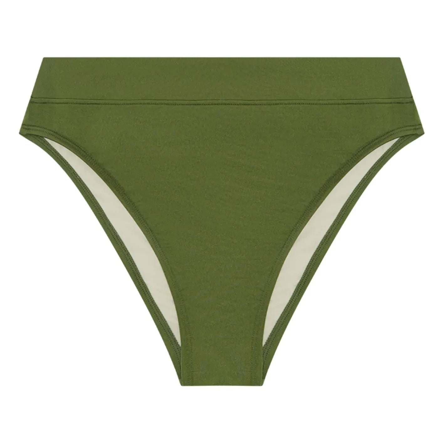 Peony - Parte de abajo de jersey de fibras recicladas Olivine | Olive