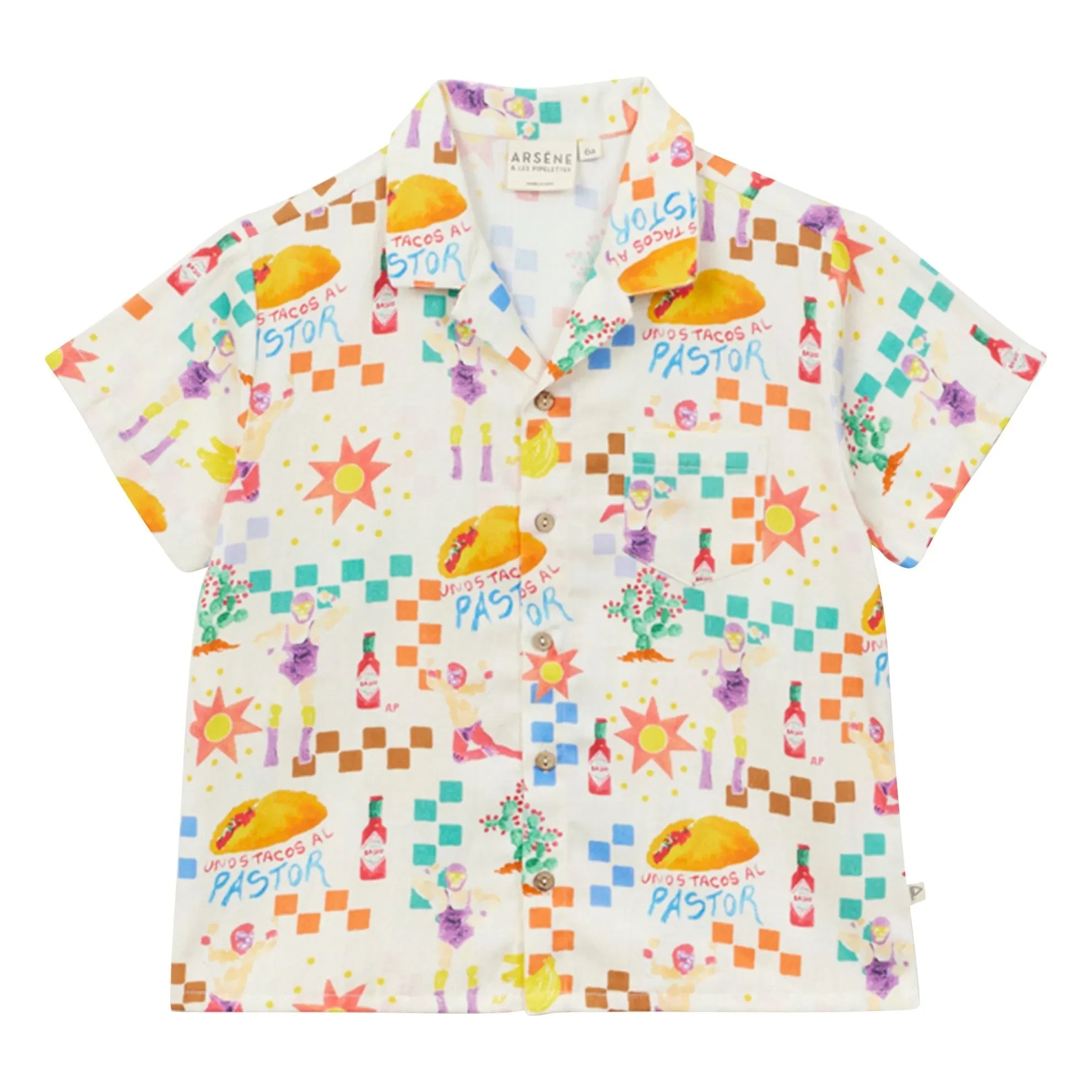 Arsène et Les Pipelettes - Camisa de popelín Mexico | Crudo