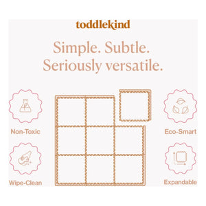 Toddlekind - Alfombra de juego modular Wild | Rosa empolvado