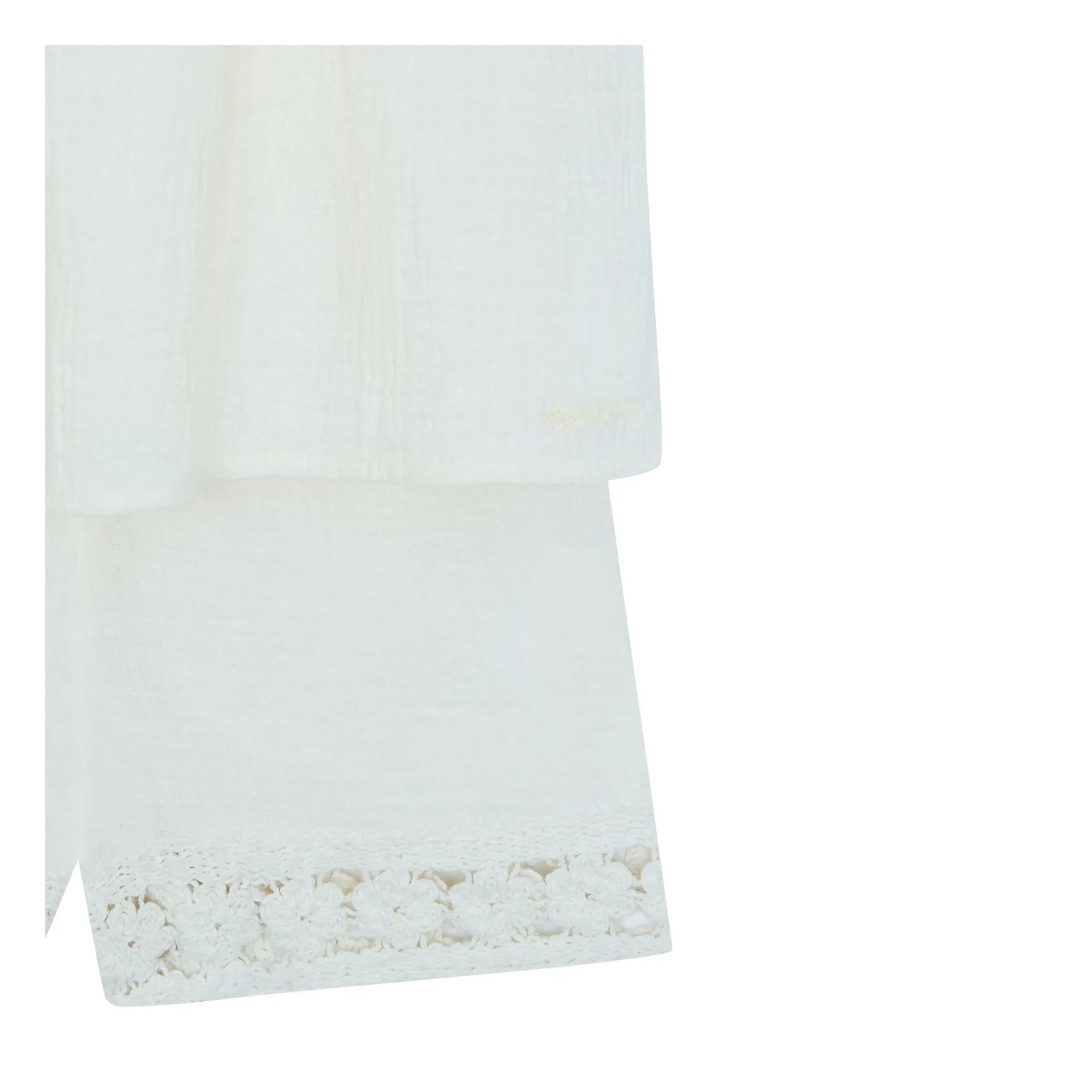Conjunto de camiseta sin mangas y pantalón corto de muselina de algodón Bonton - Nouki | Crudo