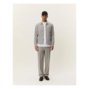 Les Deux - Chaqueta Check Hybrid | Marrón