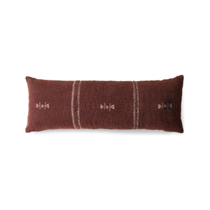 HKliving - Cojín con estampado de casa de campo | Crema